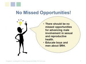 Role of Men in Addressing Sexual and Reproductive Health SRH